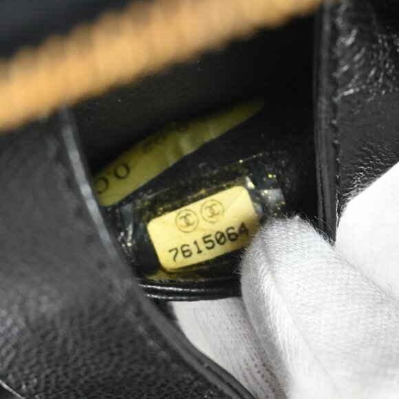 Chanel Black Wool Wild Stitch Vanity Handbag 186134 - Picture 8 of 9